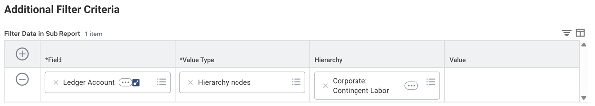 Screenshot that shows adding a column filter.