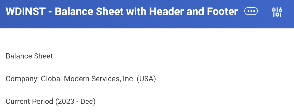 Screenshot of custom headers.
