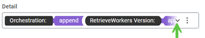 Highlights the View More icon that will appear on a long/complex expression. Before selecting View More.