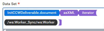 Defining the Data Set for a loop using XPath.