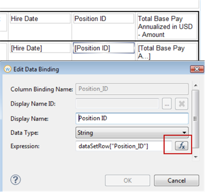 Screenshot of the JavaScript Syntax button, next to the Expression field.