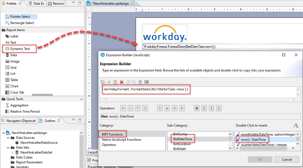 Example of report text on the business form layout, as described in the preceding text.
