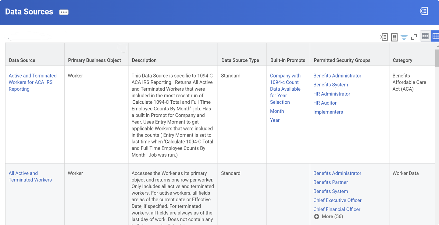An image of the Data Sources report.